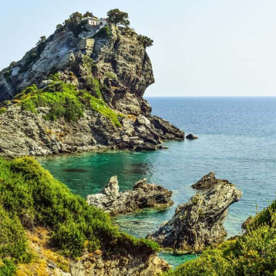 11Mamma Mia fans will recognise this chapel on a rock ;)